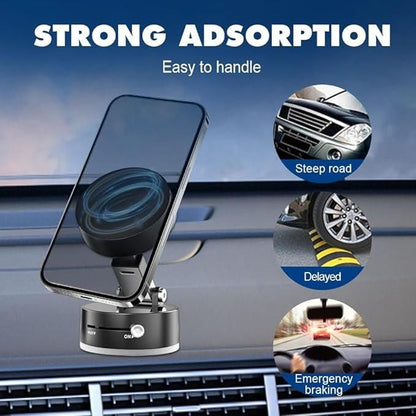 Vacuum Magnetic Phone Holder