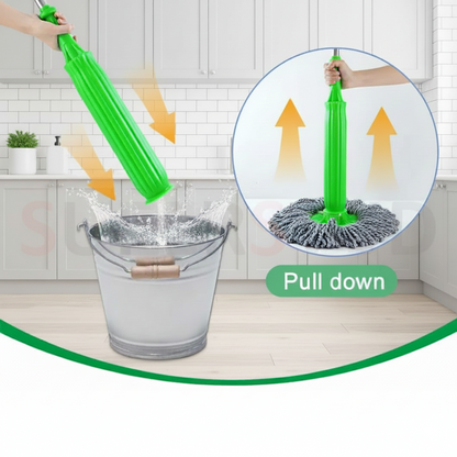Orvian™ 2-in-1 Dehydrated Mop  Smart Self-Squeeze Flat Microfiber Design