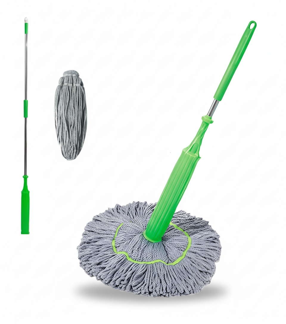Orvian™ 2-in-1 Dehydrated Mop  Smart Self-Squeeze Flat Microfiber Design